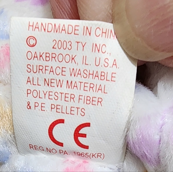 2003 Ty beanie bunny"Springfield" - Picture 6 of 9